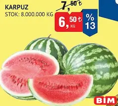 KARPUZ KG fiyat ve kampanya bilgisi